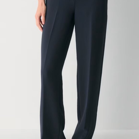 NWT Aritzia The Limitless Pant - Crepette - Dark Night Navy 10 - Picture 2 of 10